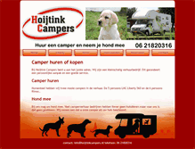 Tablet Screenshot of hoijtinkcampers.nl